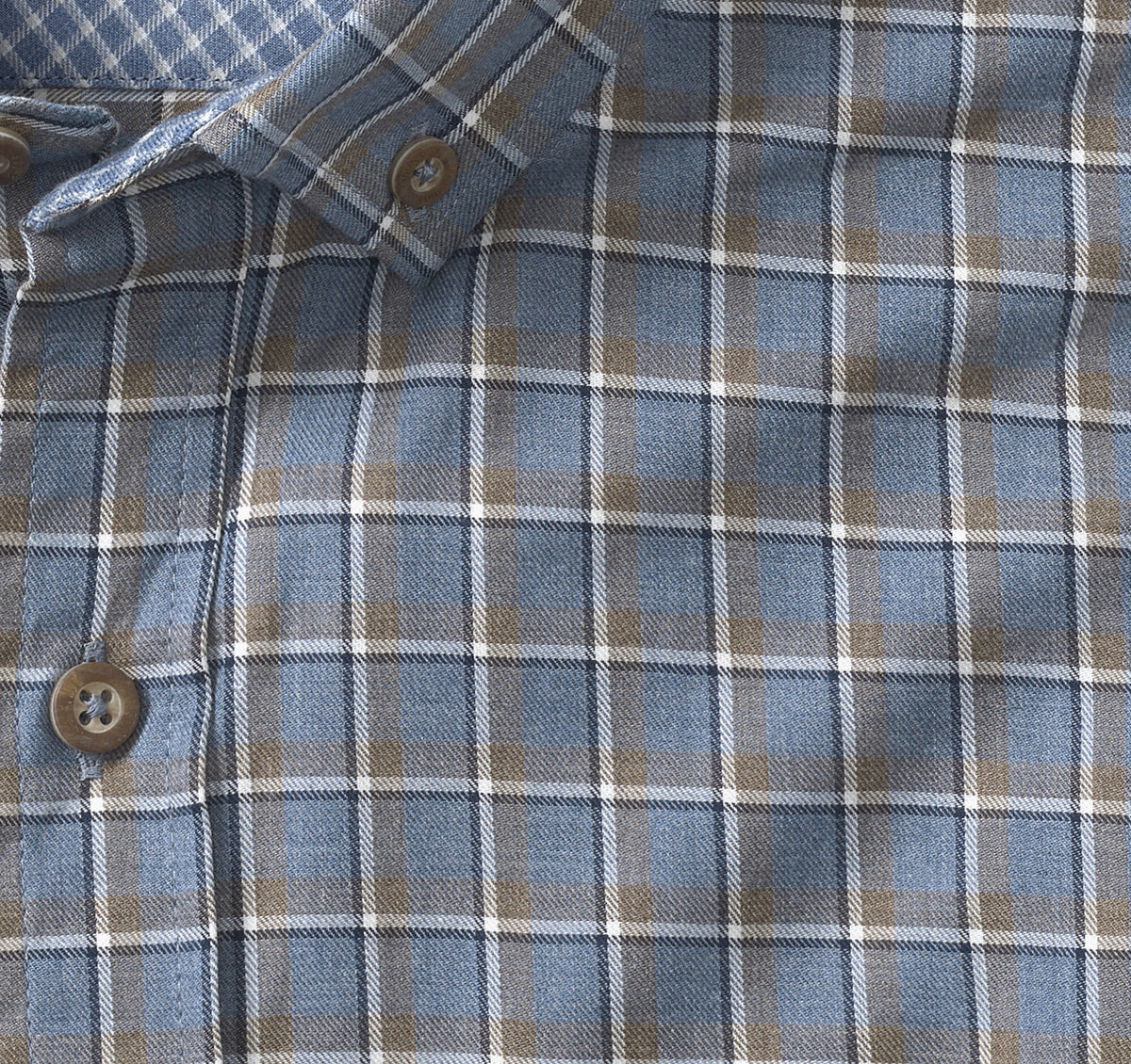 Men's Heathered Woven Shirt / Johnston Murphy