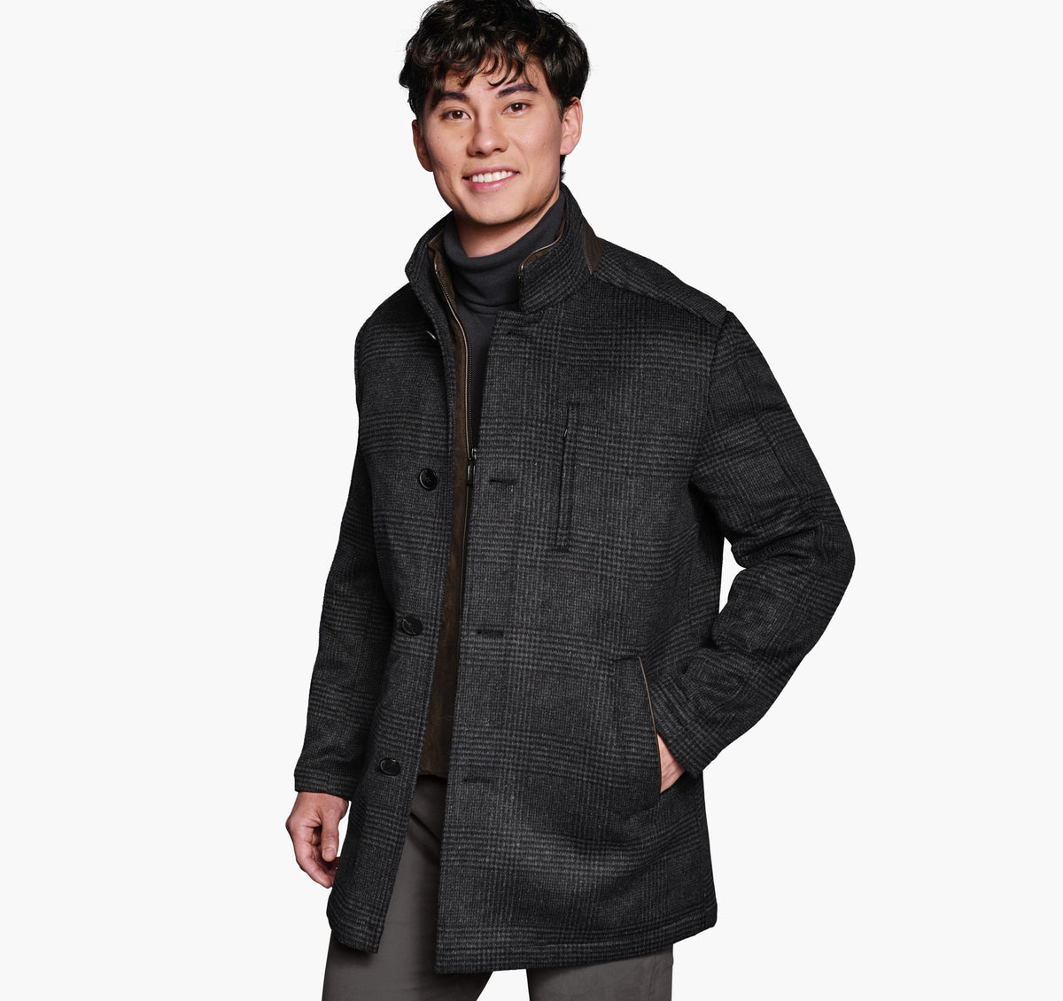 Men's Upton Car Coat / Johnston Murphy