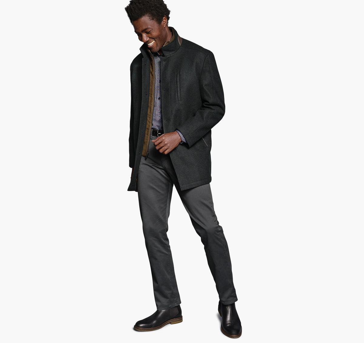 Men's Upton Car Coat / Johnston Murphy