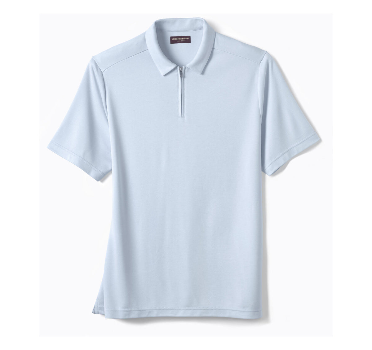 Men's Vintage Birdseye Zip Polo / Johnston Murphy