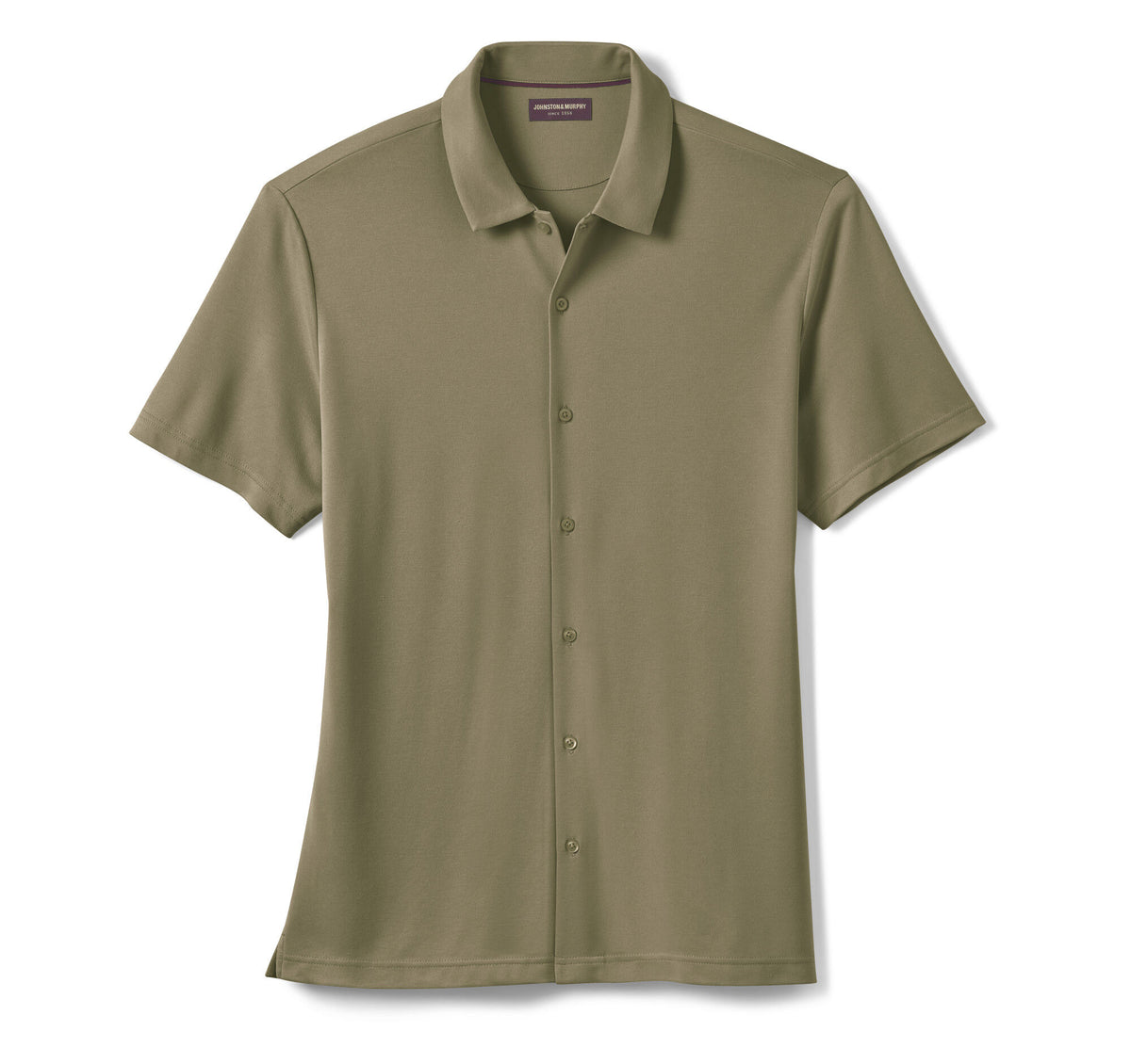 Men's Vintage Birdseye Button-Front Shirt / Johnston Murphy