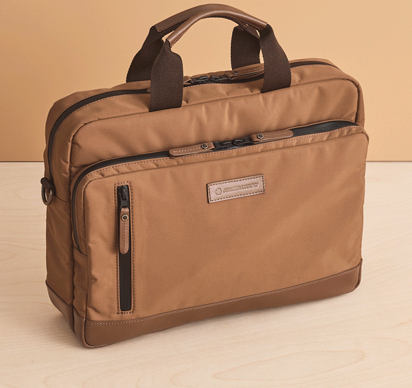 Men's Hudson Waterproof Briefcase / Johnston Murphy