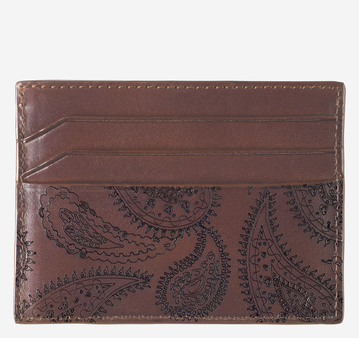 Men's Dress Paisley Weekender Card Wallet / Johnston Murphy