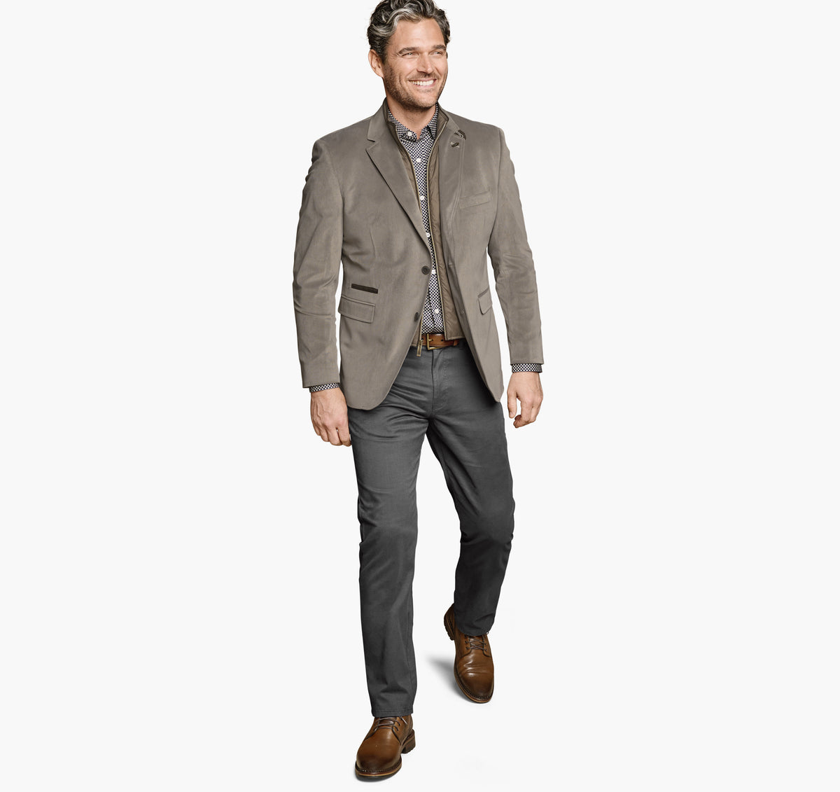 Men's Plush Bibbed Blazer / Johnston Murphy