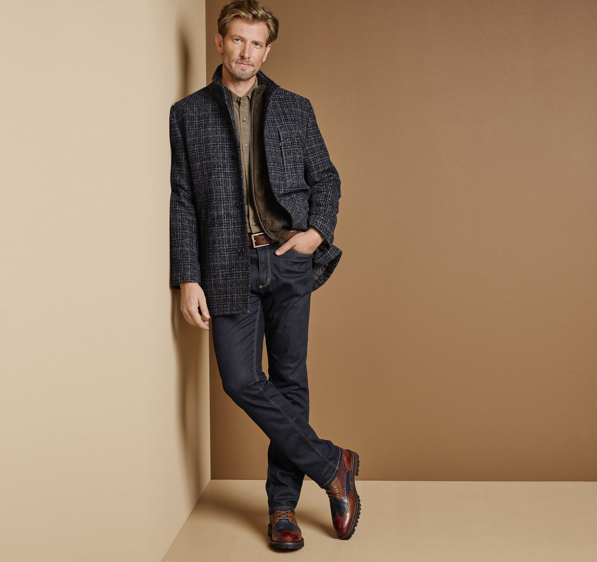 Men's Upton Car Coat / Johnston Murphy