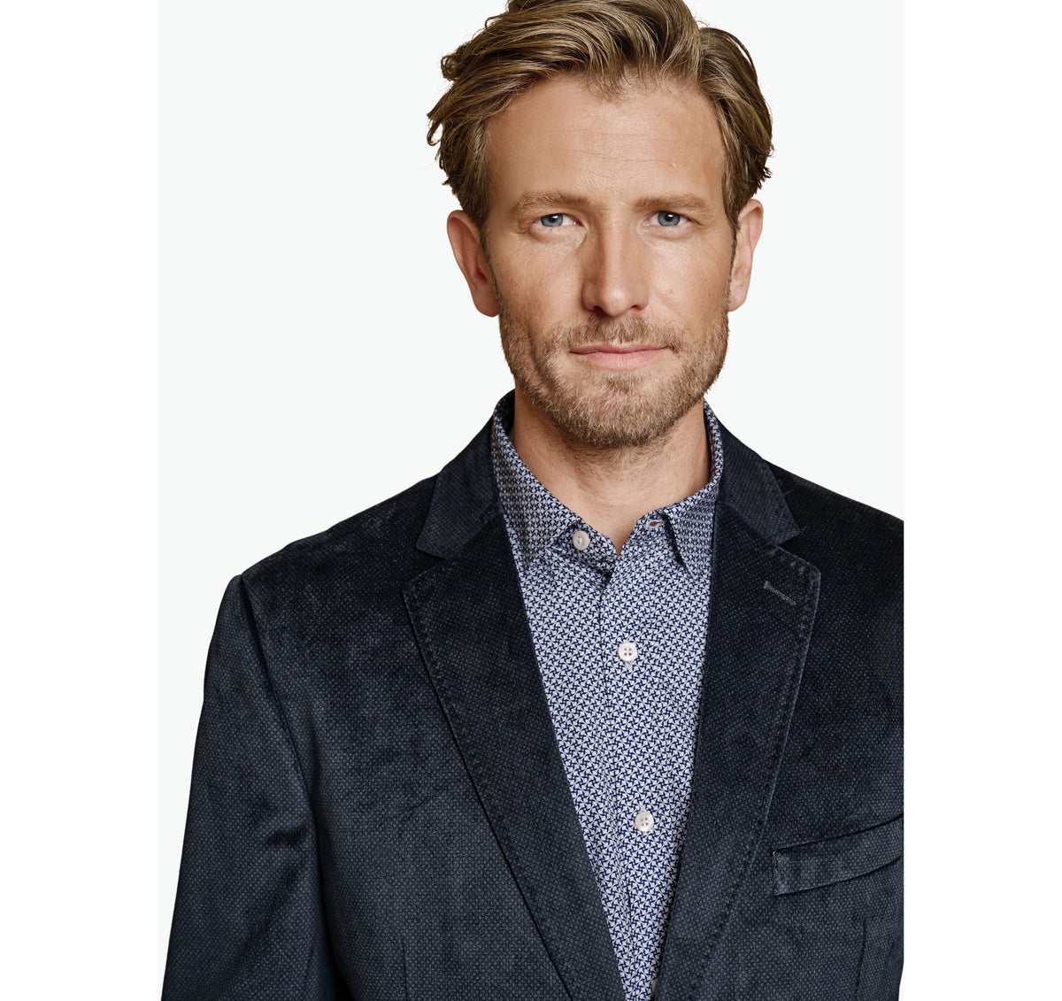 Men's Printed Plush 175th Anniversary Blazer / Johnston Murphy