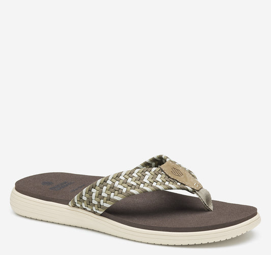 Men's Upton Woven Flip-Flop / Johnston Murphy