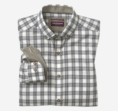 Men's Heathered Woven Shirt / Johnston Murphy