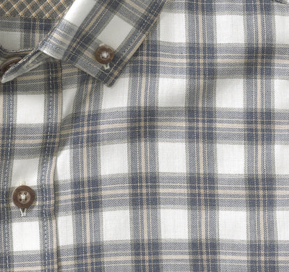 Men's Heathered Woven Shirt / Johnston Murphy