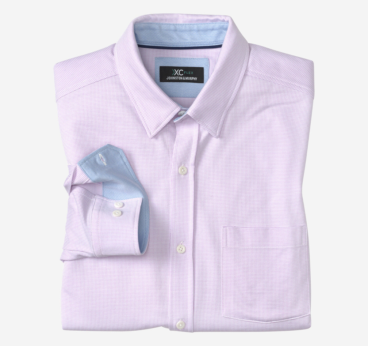 Men's XC Flex® Stretch Long-Sleeve Shirt / Johnston Murphy