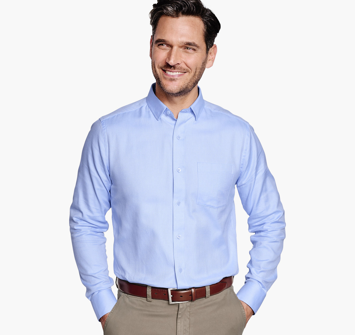 Men's Non-Iron Dress Shirt / Johnston Murphy