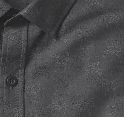 Men's Long-Sleeve Jacquard Shirt / Johnston Murphy