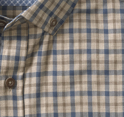 Men's Heathered Woven Shirt / Johnston Murphy