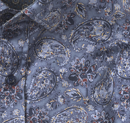 Men's Printed Cotton Shirt / Johnston Murphy