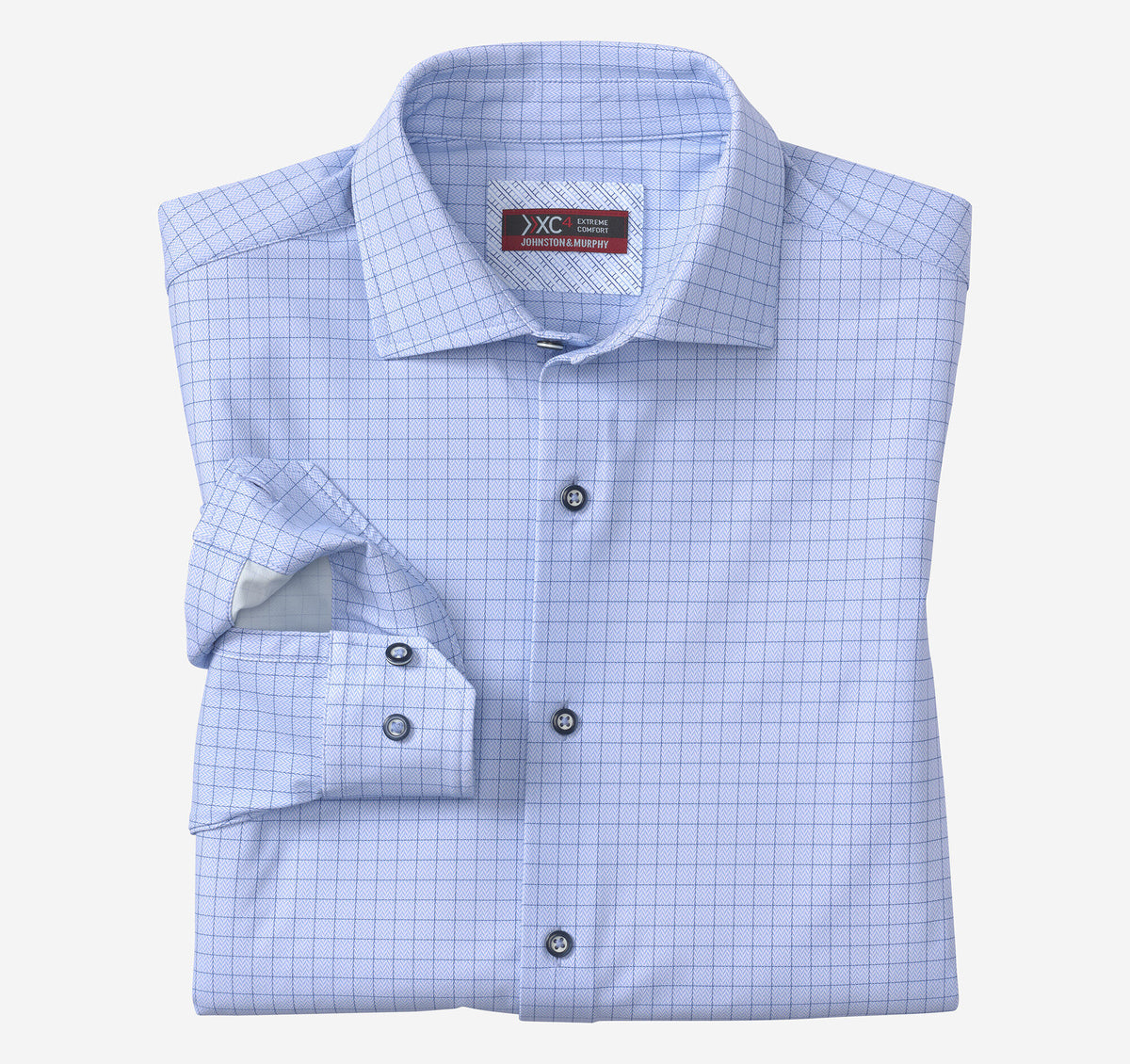 Men's XC4® Motion Long-Sleeve Dress Knit Shirt / Johnston Murphy