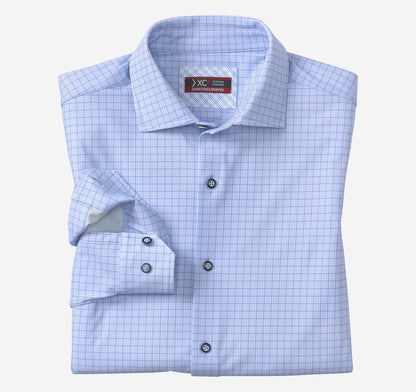 Men's XC4® Motion Long-Sleeve Dress Knit Shirt / Johnston Murphy
