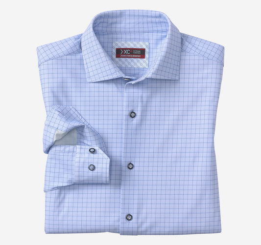 Men's XC4® Motion Long-Sleeve Dress Knit Shirt / Johnston Murphy