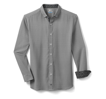 Men's Game Day XC4® Long-Sleeve Gingham Shirt / Johnston Murphy