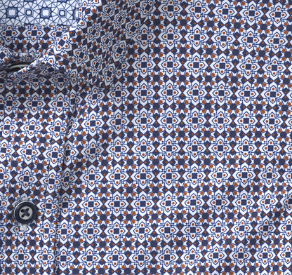 Men's XC4® Motion Long-Sleeve Print Knit Shirt / Johnston Murphy