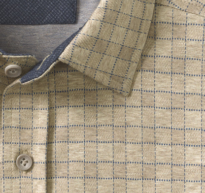 Men's Button-Front Knit Shirt / Johnston Murphy