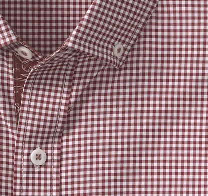 Men's Game Day XC4® Long-Sleeve Gingham Shirt / Johnston Murphy