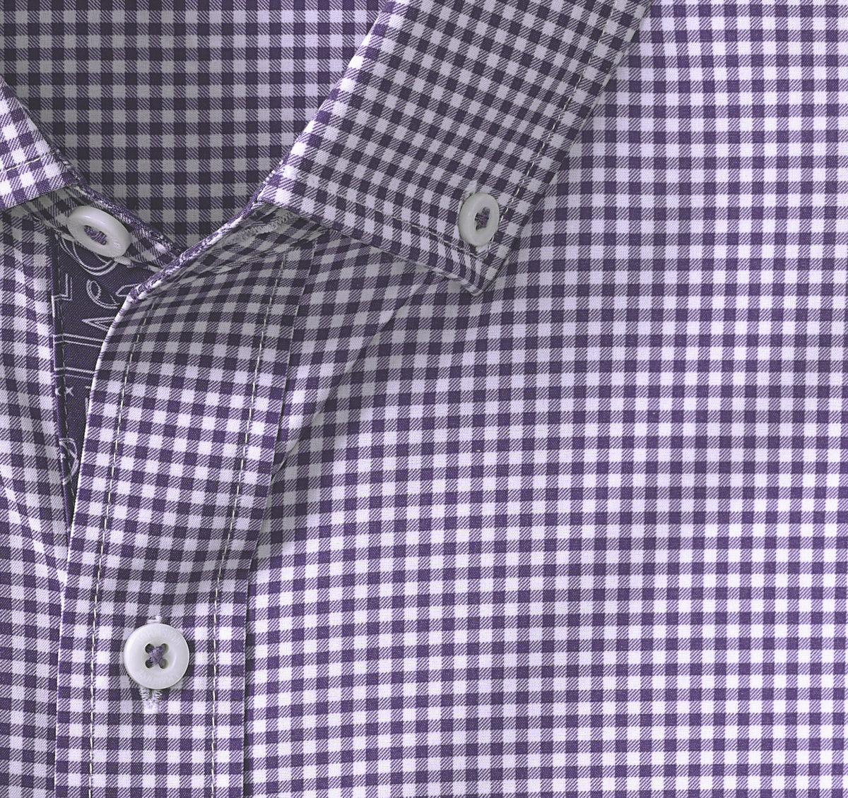 Men's Game Day XC4® Long-Sleeve Gingham Shirt / Johnston Murphy