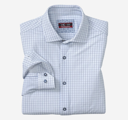 Men's XC4® Motion Long-Sleeve Dress Knit Shirt / Johnston Murphy