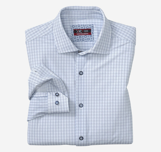 Men's XC4® Motion Long-Sleeve Dress Knit Shirt / Johnston Murphy