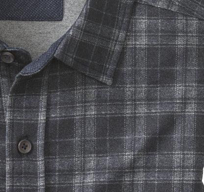 Men's Button-Front Knit Shirt / Johnston Murphy