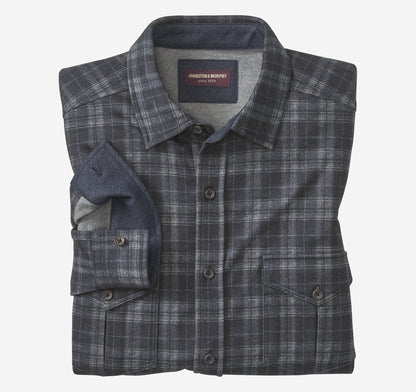 Men's Button-Front Knit Shirt / Johnston Murphy