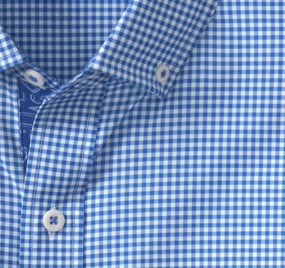 Men's Game Day XC4® Long-Sleeve Gingham Shirt / Johnston Murphy