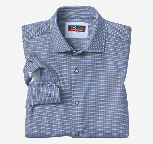 Men's XC4® Motion Long-Sleeve Dress Knit Shirt / Johnston Murphy