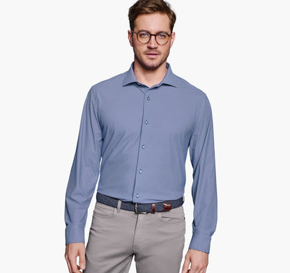 Men's XC4® Motion Long-Sleeve Dress Knit Shirt / Johnston Murphy