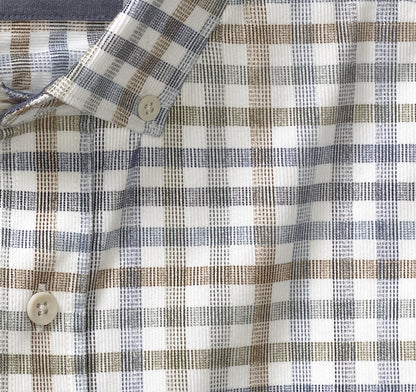 Men's Plaid Corduroy Shirt / Johnston Murphy