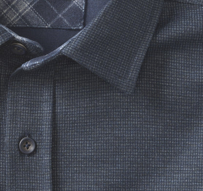 Men's Button-Front Knit Shirt / Johnston Murphy
