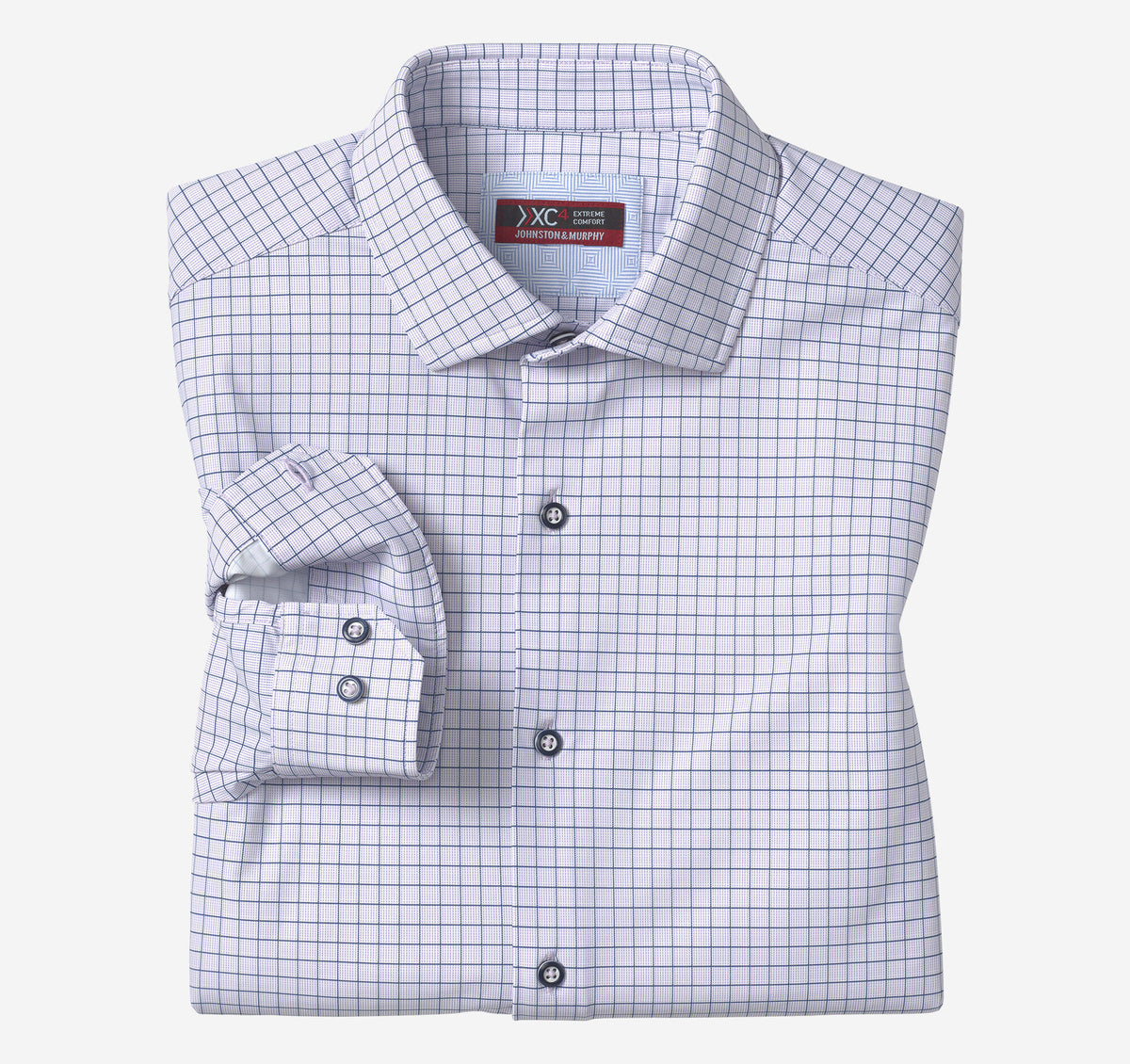 Men's XC4® Motion Long-Sleeve Dress Knit Shirt / Johnston Murphy