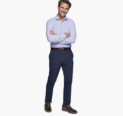 Men's XC4® Motion Long-Sleeve Dress Knit Shirt / Johnston Murphy