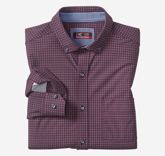 Men's XC4® Motion Long-Sleeve Sport Knit Shirt / Johnston Murphy