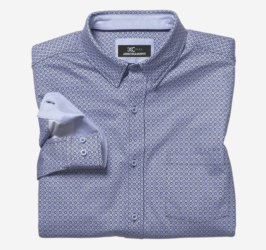 Men's XC Flex® Stretch Long-Sleeve Shirt / Johnston Murphy