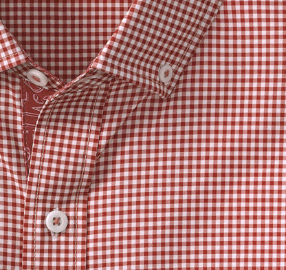 Men's Game Day XC4® Long-Sleeve Gingham Shirt / Johnston Murphy