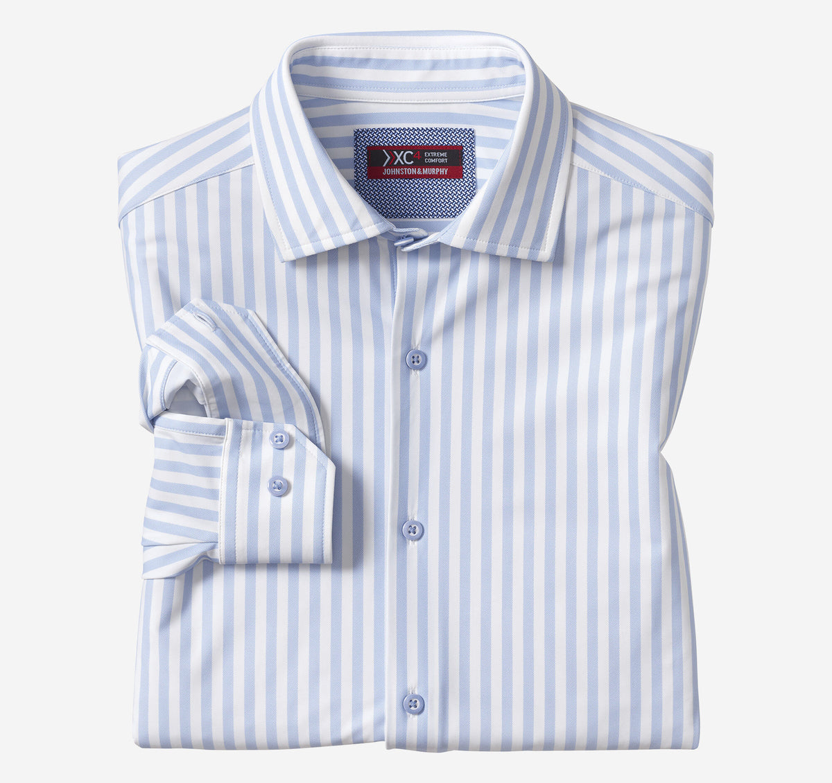 Men's XC4® Motion Long-Sleeve Dress Knit Shirt / Johnston Murphy