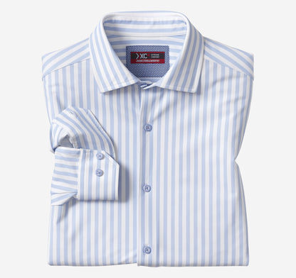 Men's XC4® Motion Long-Sleeve Dress Knit Shirt / Johnston Murphy