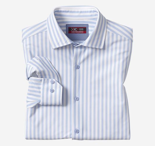 Men's XC4® Motion Long-Sleeve Dress Knit Shirt / Johnston Murphy