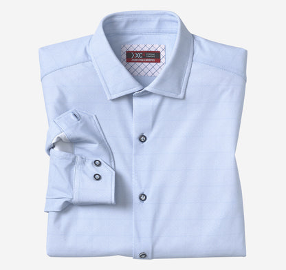 Men's XC4® Motion Long-Sleeve Dress Knit Shirt / Johnston Murphy