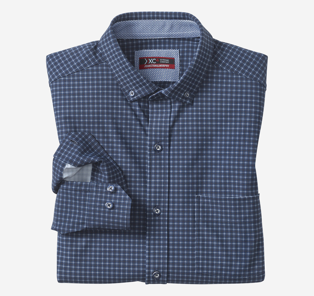 Men's XC4® Motion Long-Sleeve Sport Knit Shirt / Johnston Murphy