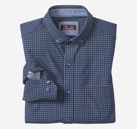 Men's XC4® Motion Long-Sleeve Sport Knit Shirt / Johnston Murphy