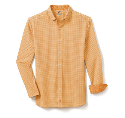 Men's Game Day XC4® Long-Sleeve Gingham Shirt / Johnston Murphy