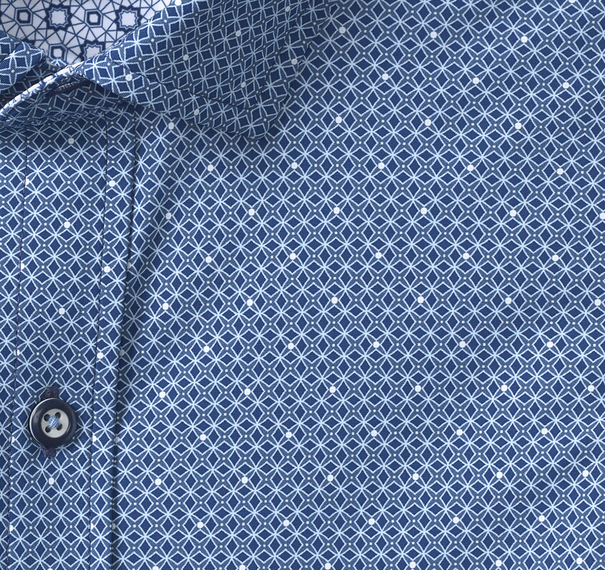 Men's XC4® Motion Long-Sleeve Print Knit Shirt / Johnston Murphy