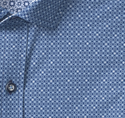 Men's XC4® Motion Long-Sleeve Print Knit Shirt / Johnston Murphy