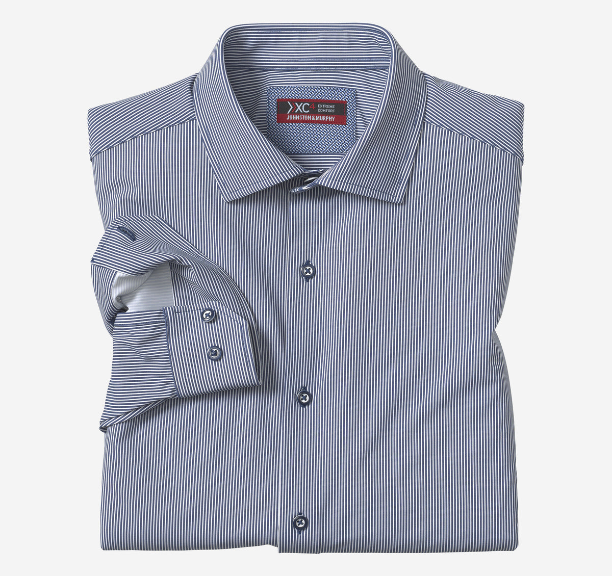 Men's XC4® Motion Long-Sleeve Dress Knit Shirt / Johnston Murphy